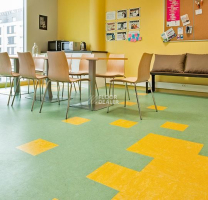 Marmoleum Modular t3354 pumpkin yellow фото 2 | FLOORDEALER